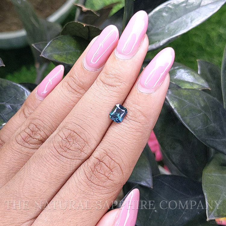 0.96 Ct. Bluish Green Sapphire from Madagascar