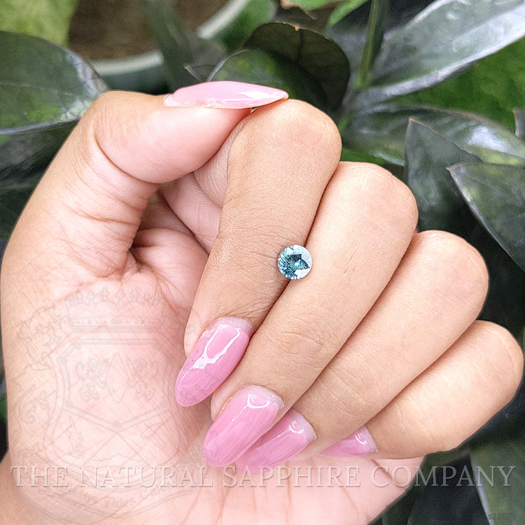 0.70 Ct. Greenish Blue Sapphire from Madagascar