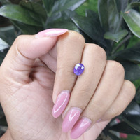 1.53 Ct. Violet Sapphire from Ceylon (Sri Lanka) Life Style