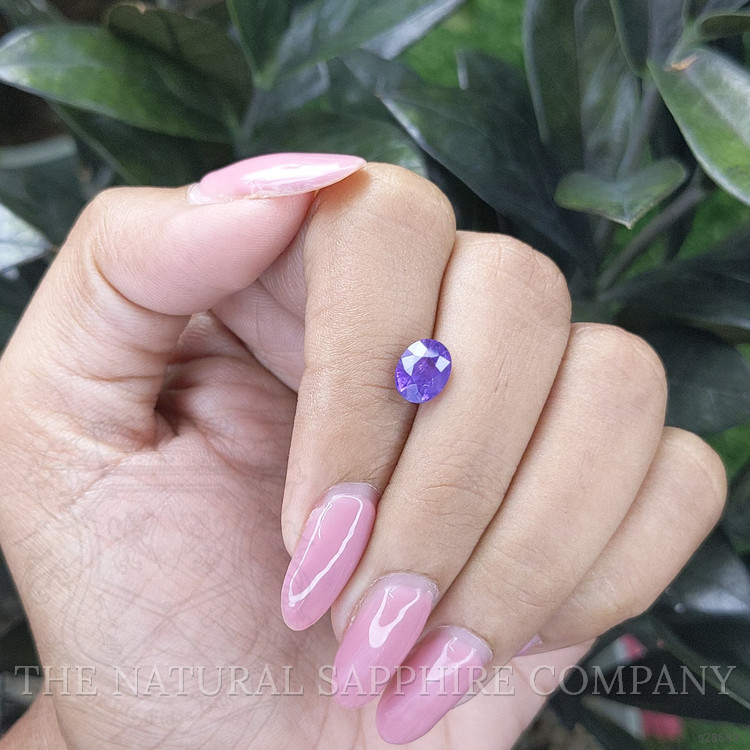 1.53 Ct. Violet Sapphire from Ceylon (Sri Lanka)