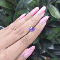 1.53 Ct. Violet Sapphire from Ceylon (Sri Lanka) Life Style