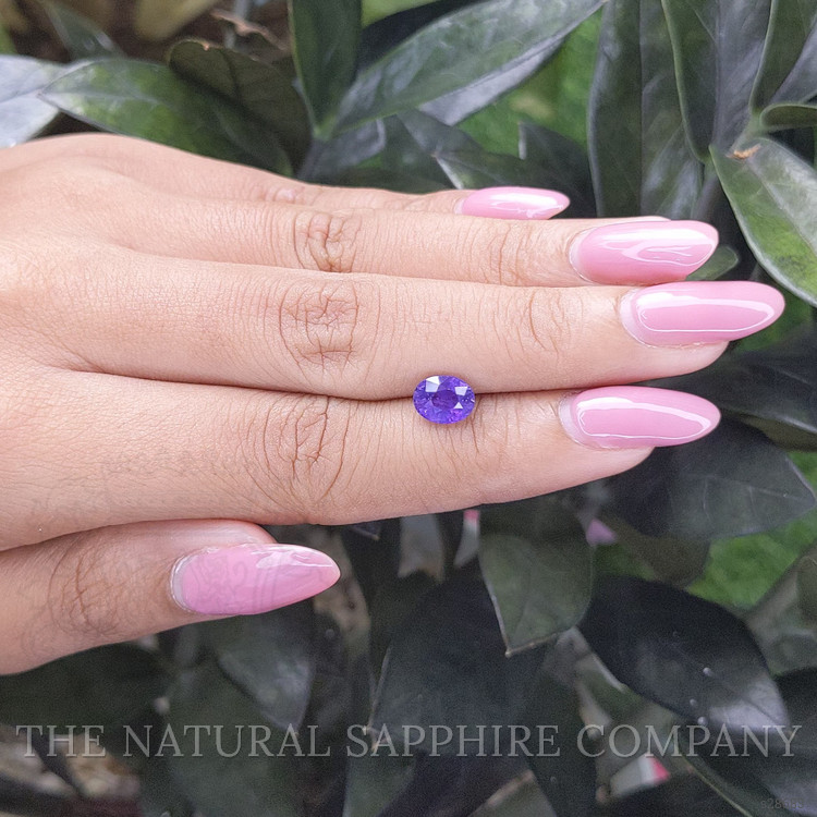 1.53 Ct. Violet Sapphire from Ceylon (Sri Lanka)