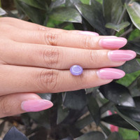 3.40 Ct. Violet Star Sapphire from Ceylon (Sri Lanka) Life Style