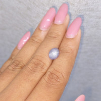 3.40 Ct. Violet Star Sapphire from Ceylon (Sri Lanka) Life Style