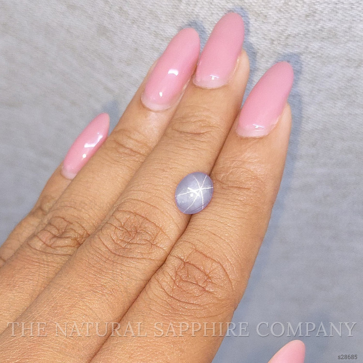 3.40 Ct. Violet Star Sapphire from Ceylon (Sri Lanka)