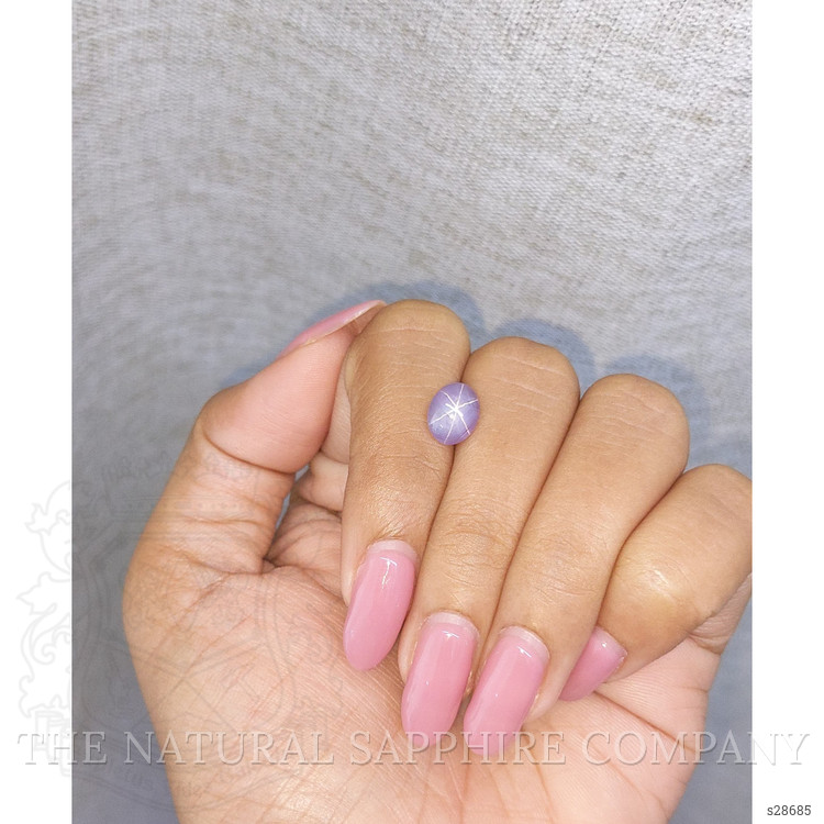 3.40 Ct. Violet Star Sapphire from Ceylon (Sri Lanka)
