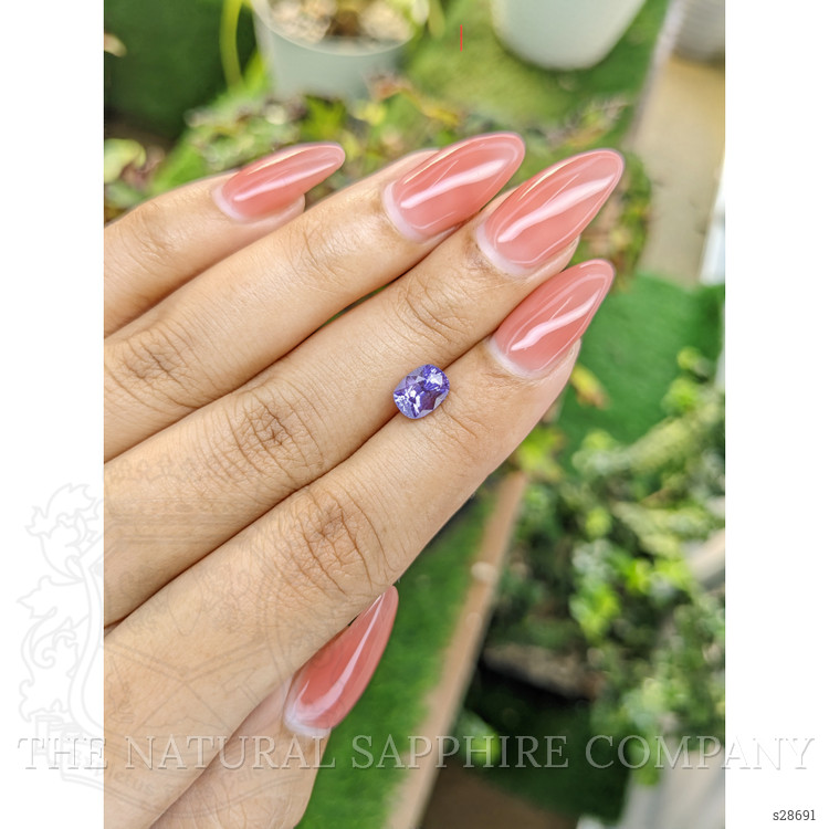 1.71 Ct. Purple Sapphire from Ceylon (Sri Lanka)