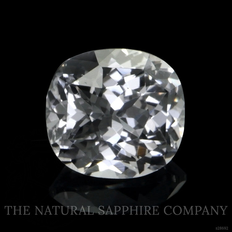 1.68 Ct. White Sapphire from Ceylon (Sri Lanka)
