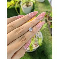 1.68 Ct. White Sapphire from Ceylon (Sri Lanka) Life Style