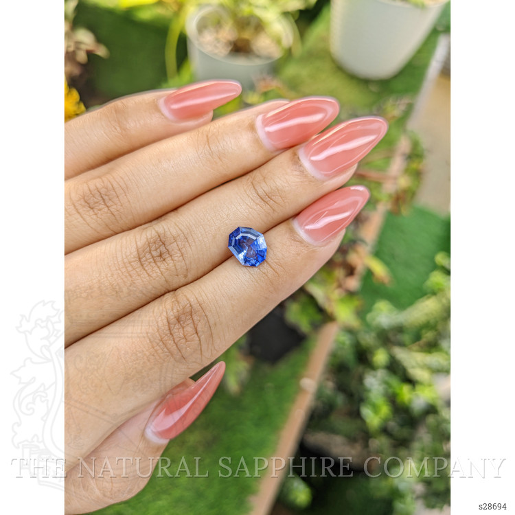 2.01 Ct. Blue Sapphire from Ceylon (Sri Lanka)