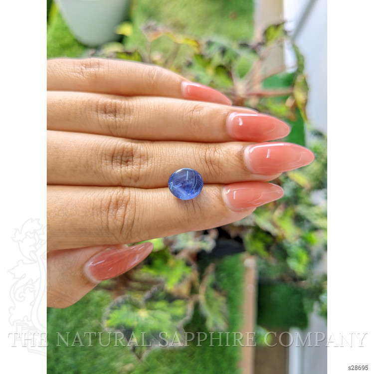 6.53 Ct. Blue Star Sapphire from Ceylon (Sri Lanka)
