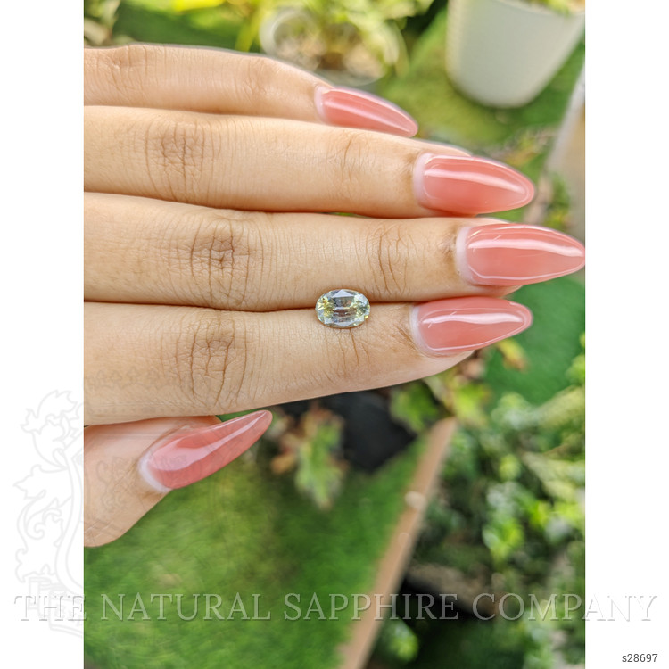 1.50 Ct. Bi Color Sapphire from Ceylon (Sri Lanka)