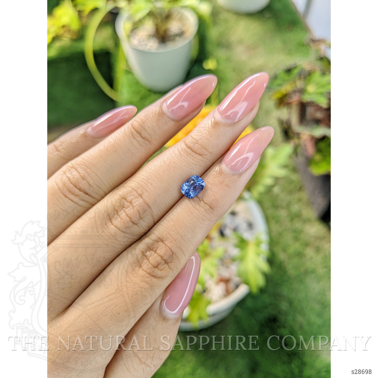 1.23 Ct. Blue Sapphire from Ceylon (Sri Lanka)