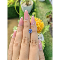 1.23 Ct. Blue Sapphire from Ceylon (Sri Lanka) Life Style