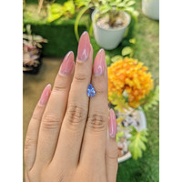 1.11 Ct. Blue Sapphire from Ceylon (Sri Lanka) Life Style