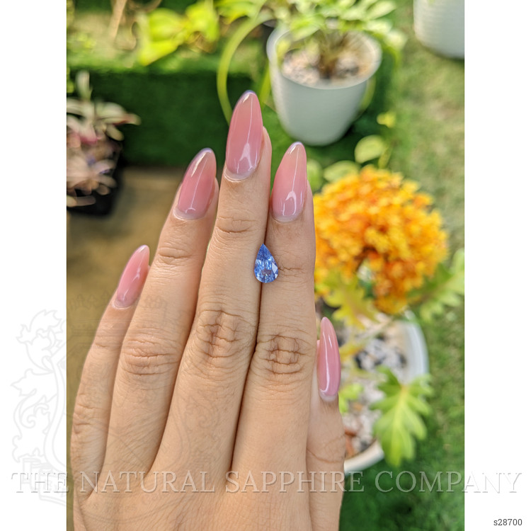 1.11 Ct. Blue Sapphire from Ceylon (Sri Lanka)