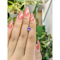 1.45 Ct. Violet Sapphire from Ceylon (Sri Lanka) Life Style