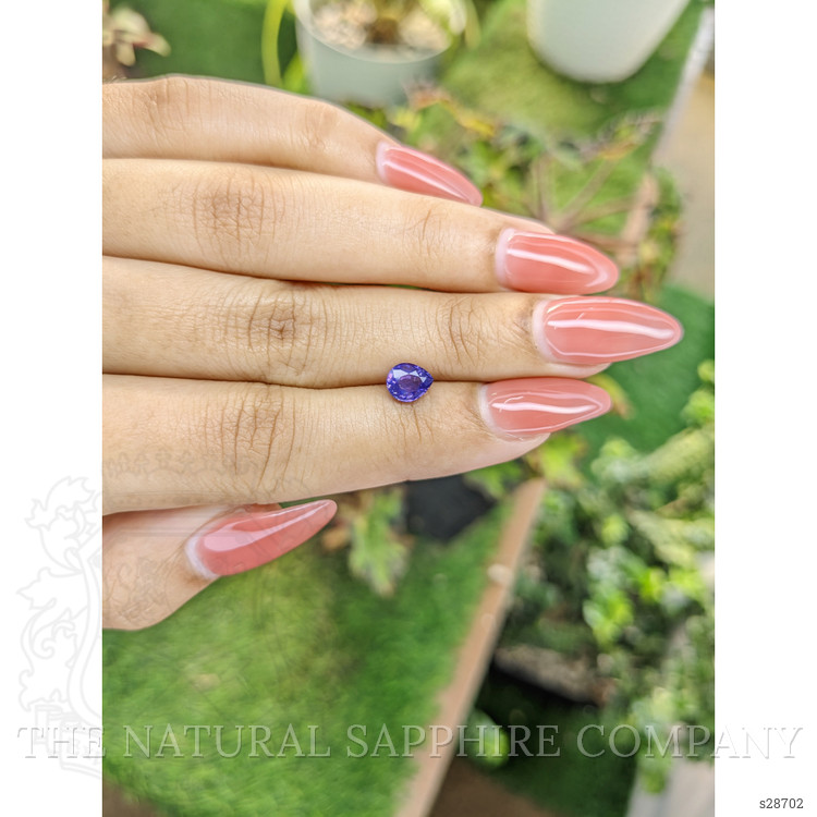 1.04 Ct. Violet Sapphire from Ceylon (Sri Lanka)