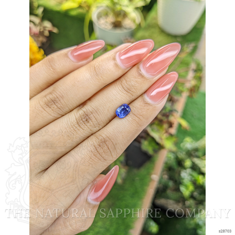 1.52 Ct. Violet Sapphire from Ceylon (Sri Lanka)