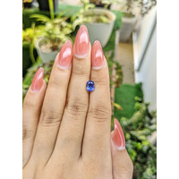 1.52 Ct. Violet Sapphire from Ceylon (Sri Lanka) Life Style