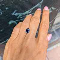 1.49 Ct. Blue Sapphire from Ceylon (Sri Lanka) Life Style