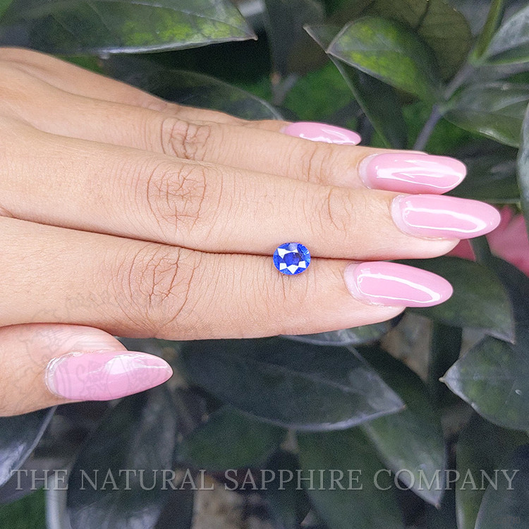 0.90 Ct. Blue Sapphire from Ceylon (Sri Lanka)