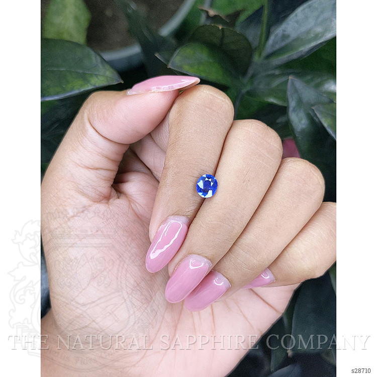 0.90 Ct. Blue Sapphire from Ceylon (Sri Lanka)