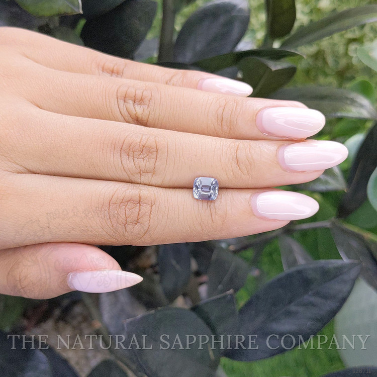 1.60 Ct. Greyish Blue Sapphire from Tanzania