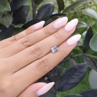 1.60 Ct. Greyish Blue Sapphire from Tanzania Life Style