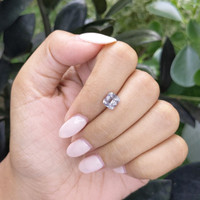 1.60 Ct. Greyish Blue Sapphire from Tanzania Life Style