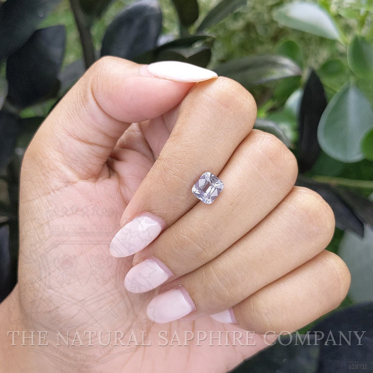 1.60 Ct. Greyish Blue Sapphire from Tanzania