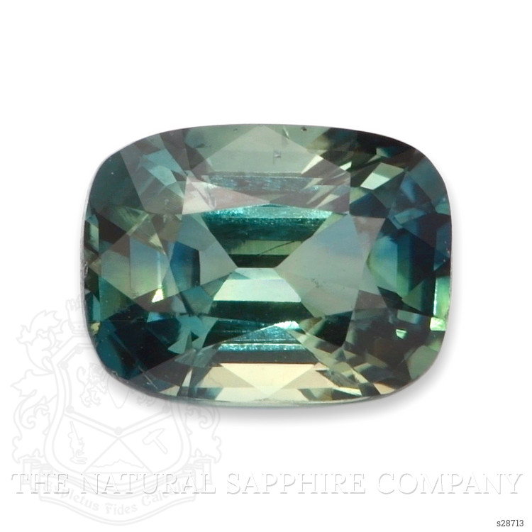 1.57 Ct. Bluish Green Sapphire from Ceylon (Sri Lanka)
