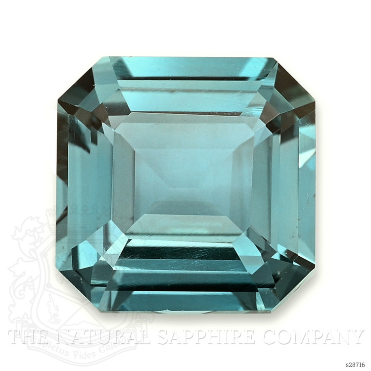 4.07 Ct. Greenish Blue Sapphire from Ceylon (Sri Lanka)