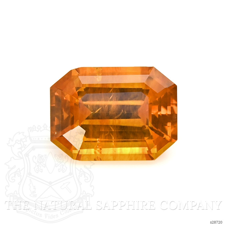 4.21 Ct. Orange Sapphire from Ceylon (Sri Lanka)