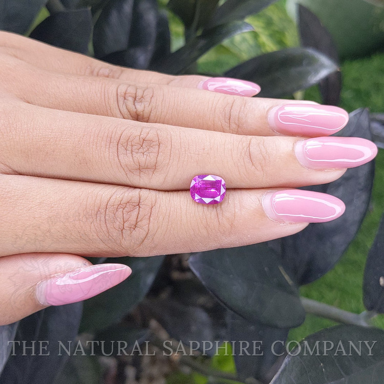 2.13 Ct. Pinkish Purple Sapphire from Ceylon (Sri Lanka)