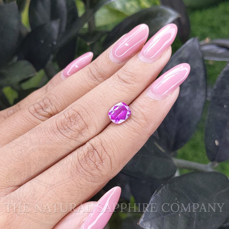 2.13 Ct. Pinkish Purple Sapphire from Ceylon (Sri Lanka)