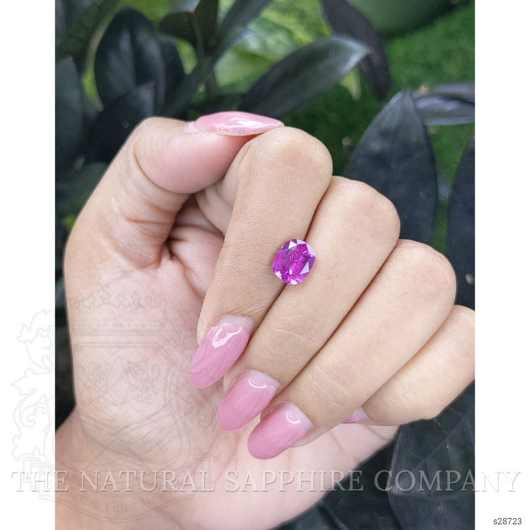2.13 Ct. Pinkish Purple Sapphire from Ceylon (Sri Lanka)