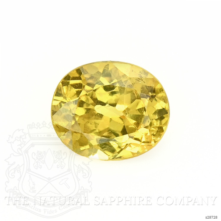 0.45 Ct. Yellow Sapphire from Ceylon (Sri Lanka)