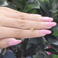 0.45 Ct. Yellow Sapphire from Ceylon (Sri Lanka) Life Style