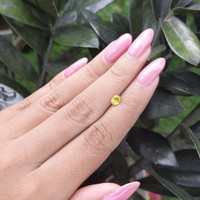 0.45 Ct. Yellow Sapphire from Ceylon (Sri Lanka) Life Style