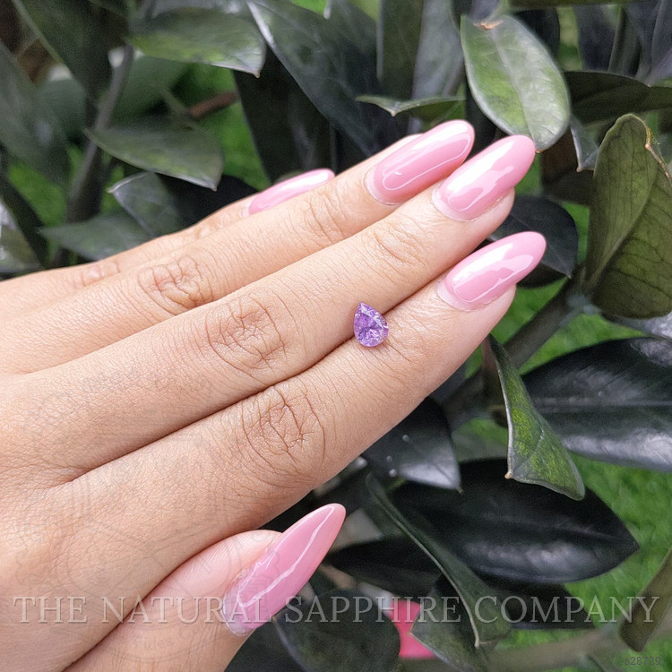 1.06 Ct. Purple Sapphire from Ceylon (Sri Lanka)