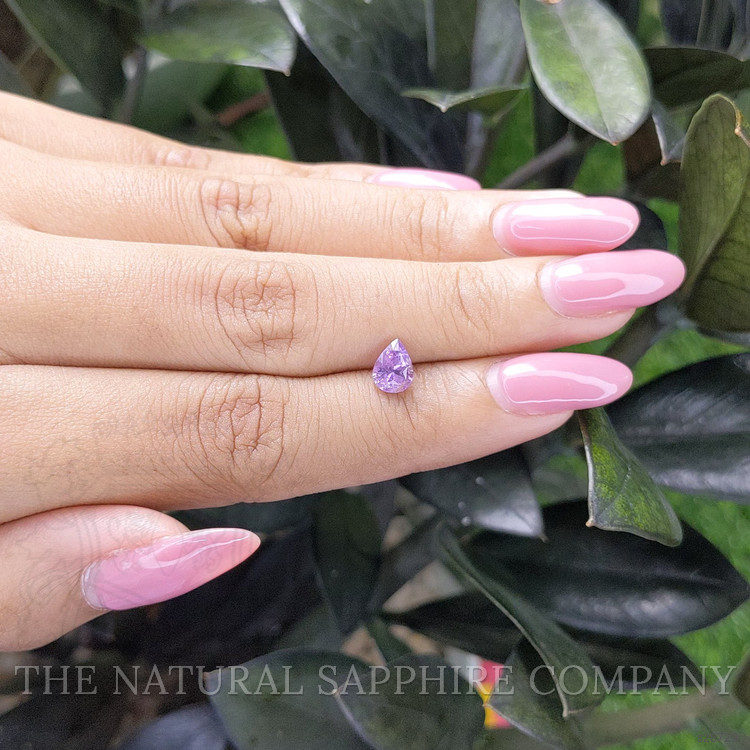 1.06 Ct. Purple Sapphire from Ceylon (Sri Lanka)