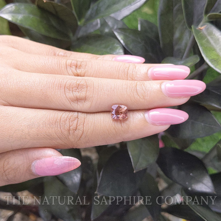 2.05 Ct. Pinkish Brown Sapphire from Tanzania