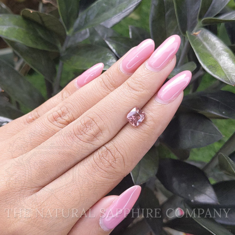 2.05 Ct. Pinkish Brown Sapphire from Tanzania