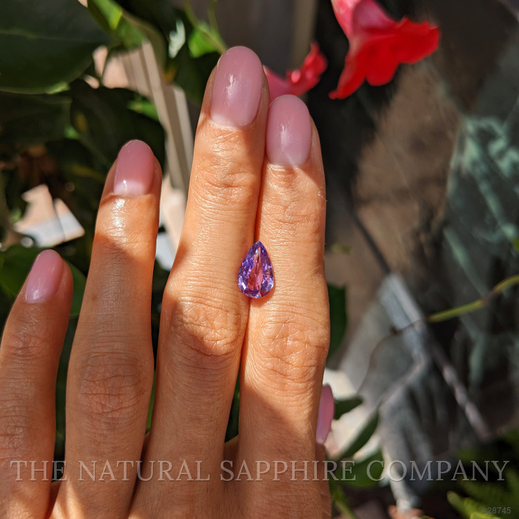 2.14 Ct. Purple Sapphire from Ceylon (Sri Lanka)