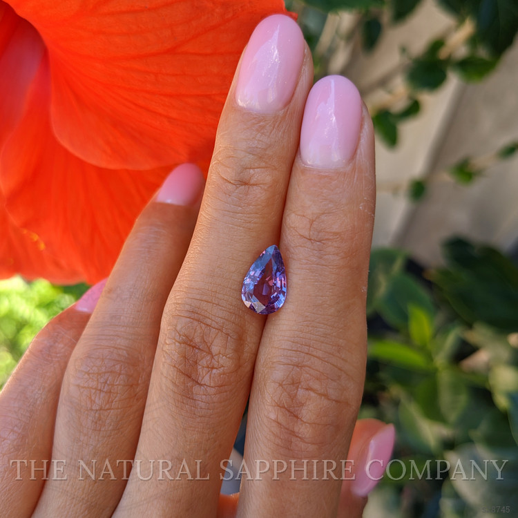 2.14 Ct. Purple Sapphire from Ceylon (Sri Lanka)