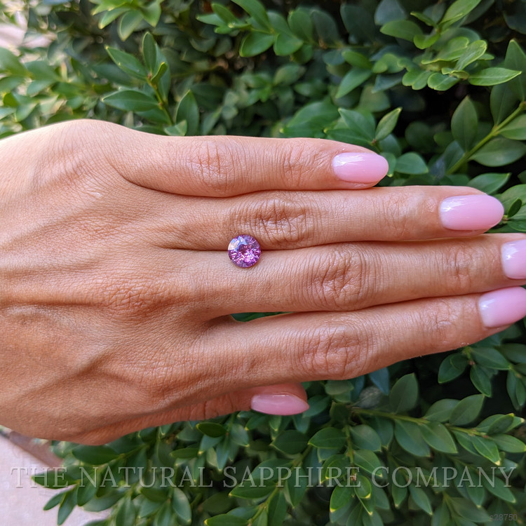2.65 Ct. Pinkish Purple Sapphire from Ceylon (Sri Lanka)