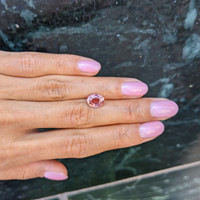 3.02 Ct. Padparadscha Sapphire from Ceylon (Sri Lanka) Life Style