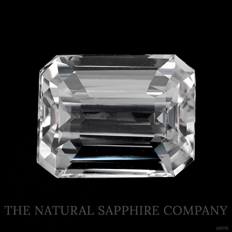 7.55 Ct. White Sapphire from Ceylon (Sri Lanka)