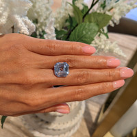 13.36 Ct. Blue Sapphire from Ceylon (Sri Lanka) Life Style